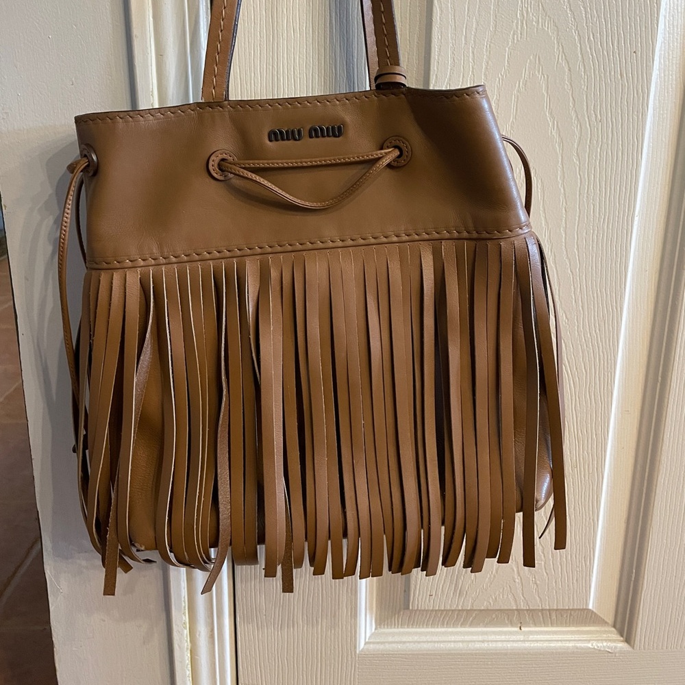 ✨ HOST PICK  ✨Authentic Miu Miu Fringe Bag